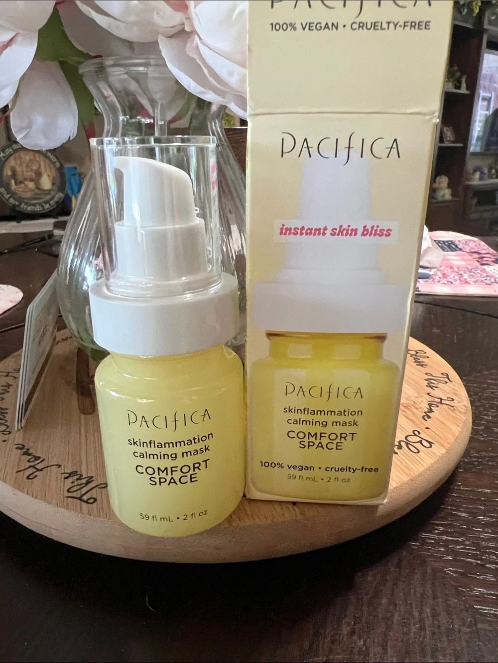 Pacifica Comfort Space Skinflammation Calming Mask - Yellow and White